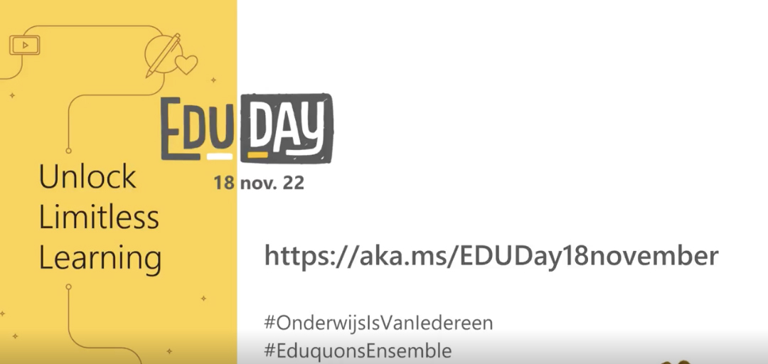 Schrijf je in voor de EDU Day van Microsoft