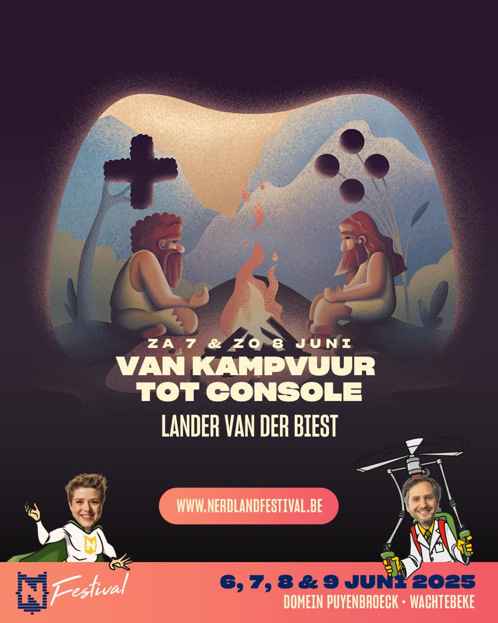 Onze collega Lander stond op het Nerdlandfestival!