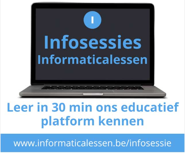 Gratis infosessies over Informaticalessen