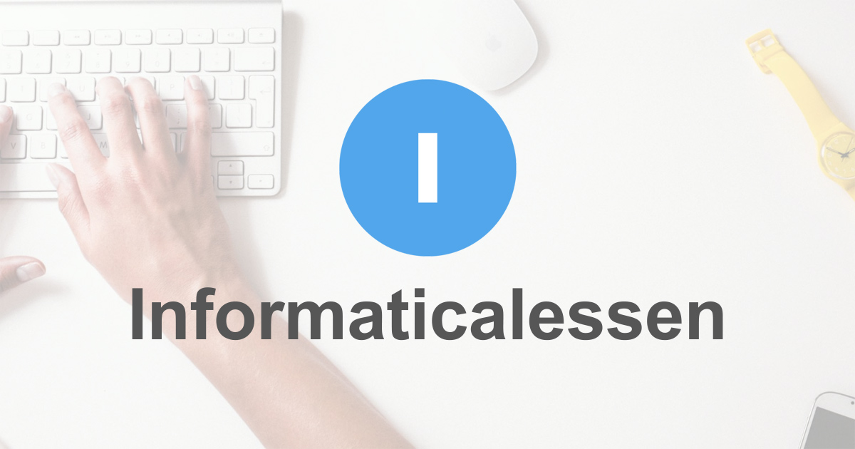 Nieuwe updates op Informaticalessen.be!